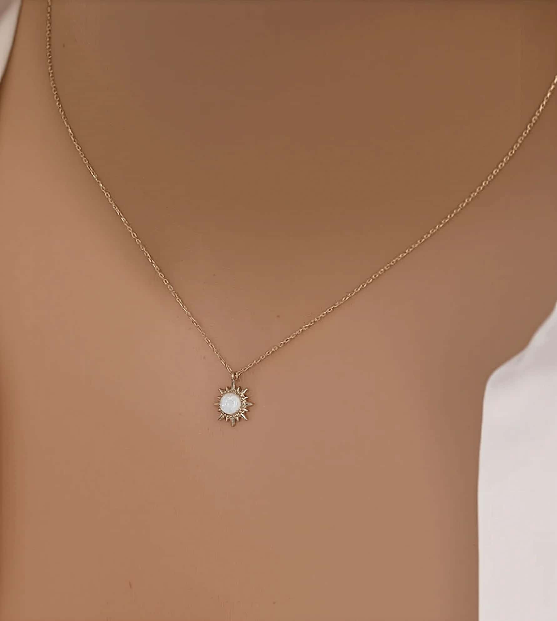 Opal Güneş Kolye görseli 2