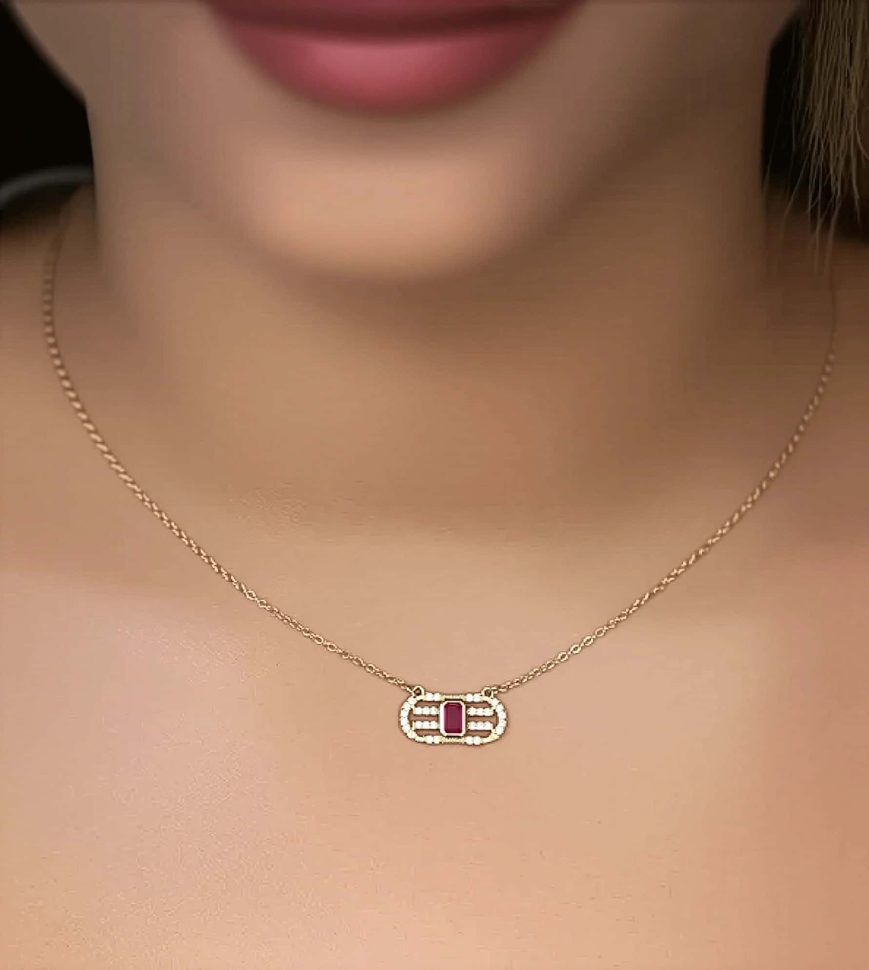 Dora Kolye Pembe görseli 2