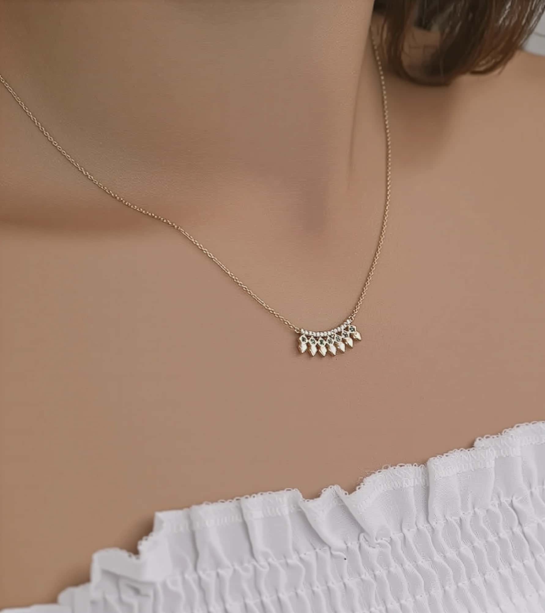 Yeşil Taşlı Zirvex Kolye görseli 2