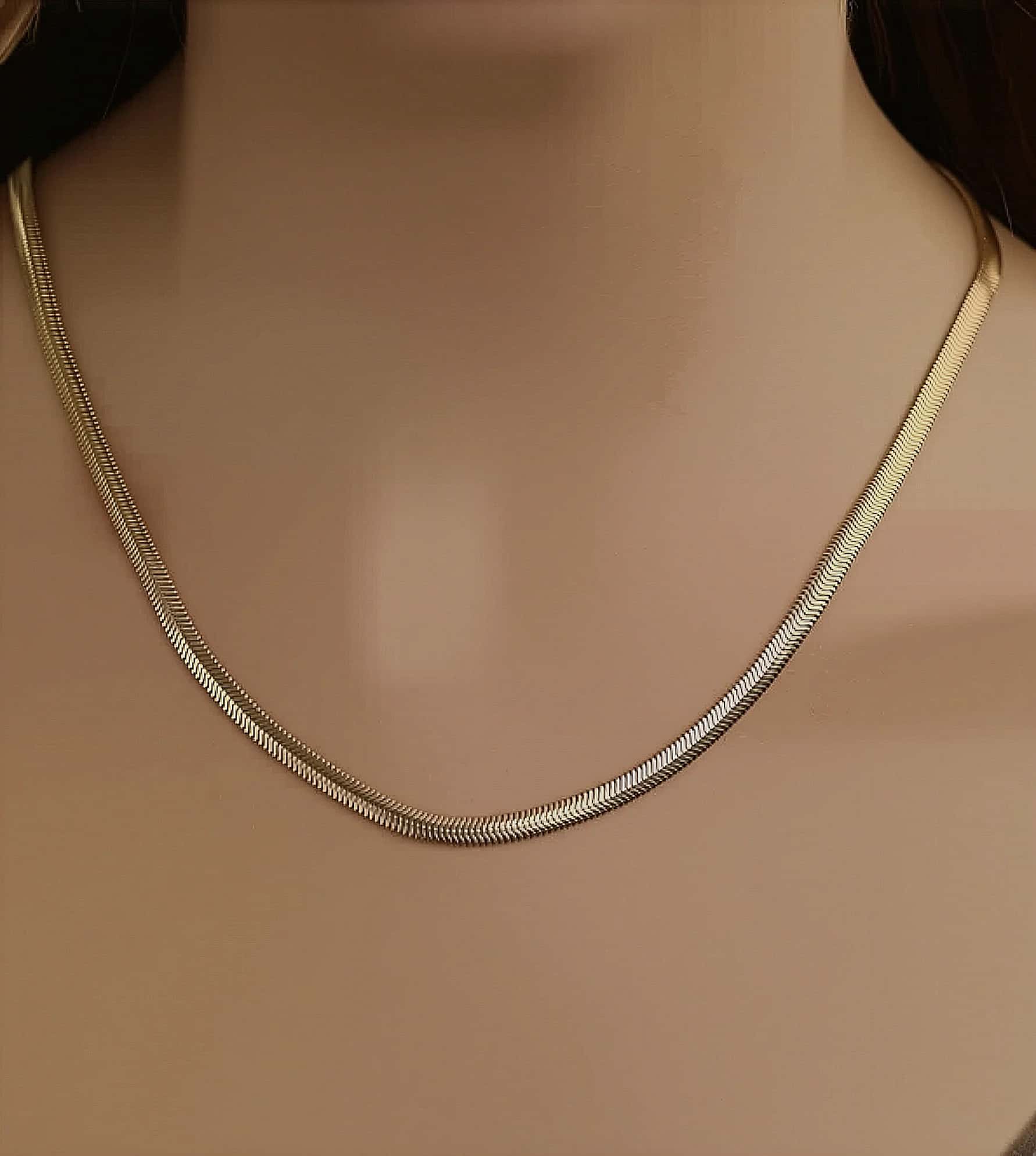 Balıksırtı Kolye 4mm görseli 2