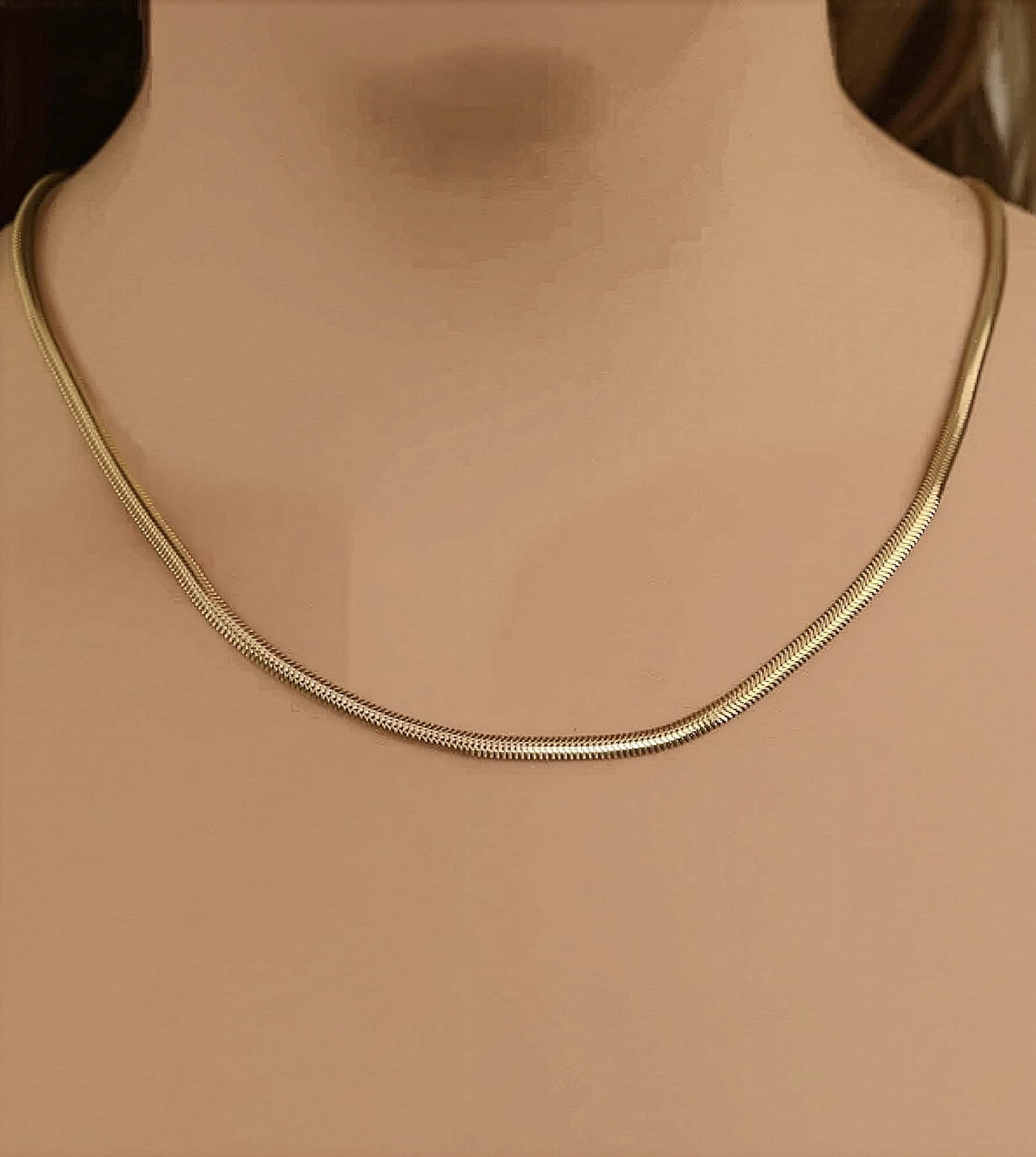 Balıksırtı Kolye 3mm görseli 2