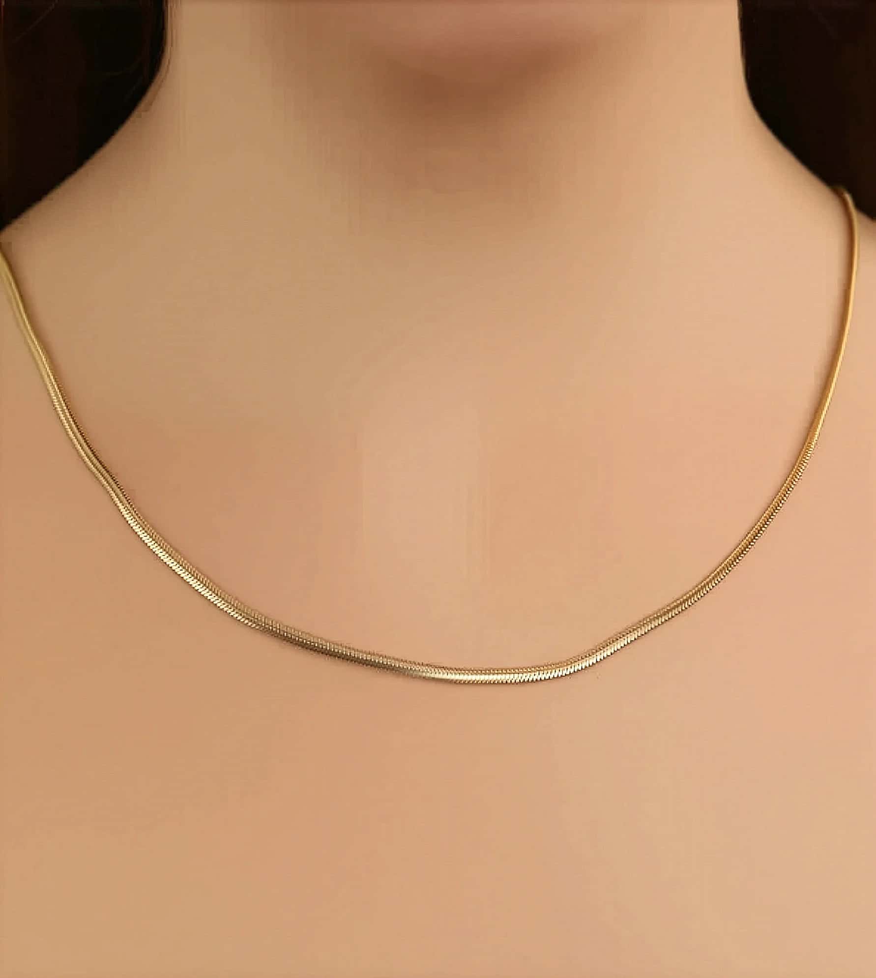 Balıksırtı Kolye 2mm görseli 2