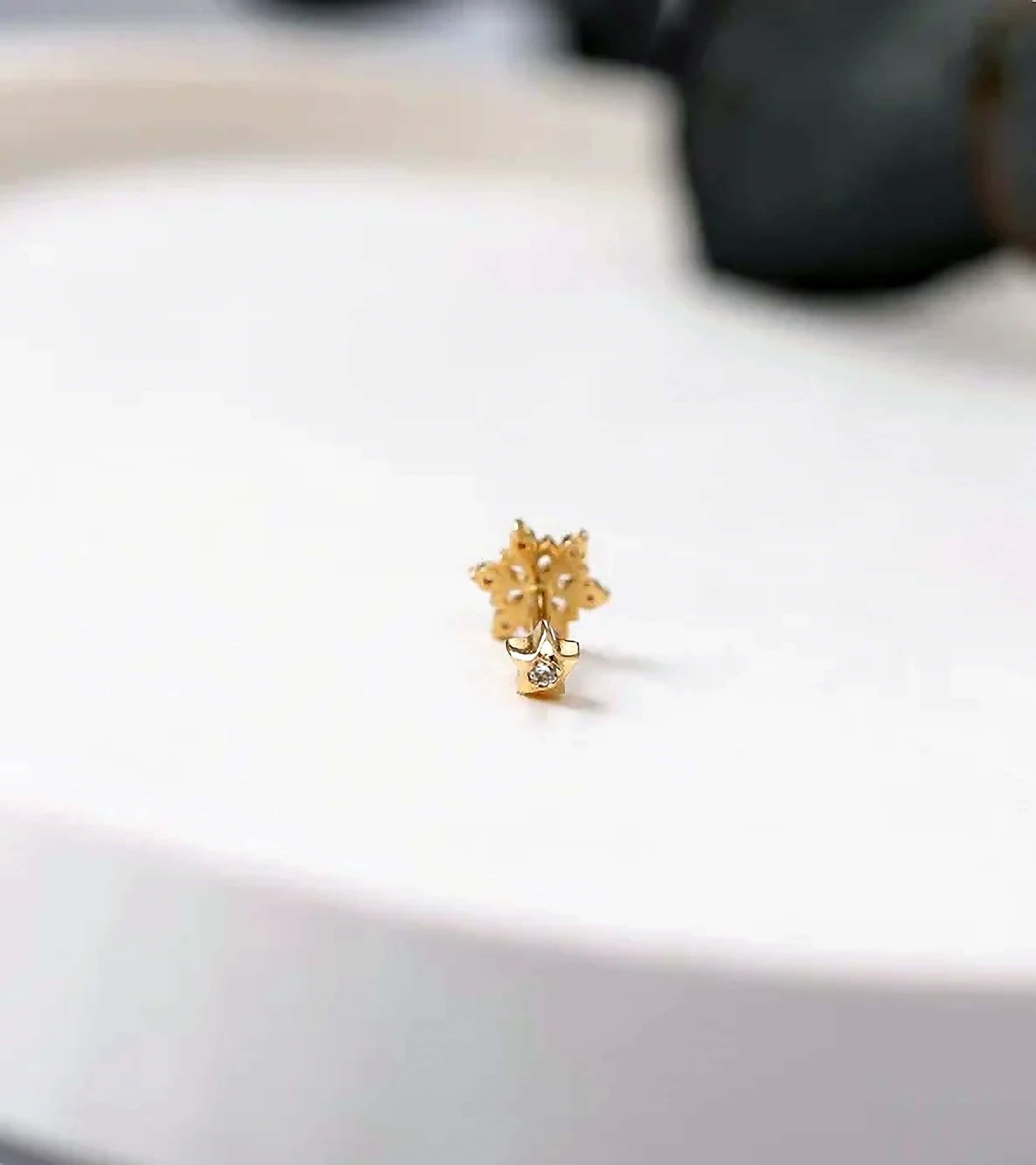 Çiçek Piercing (Tragus) görseli 4