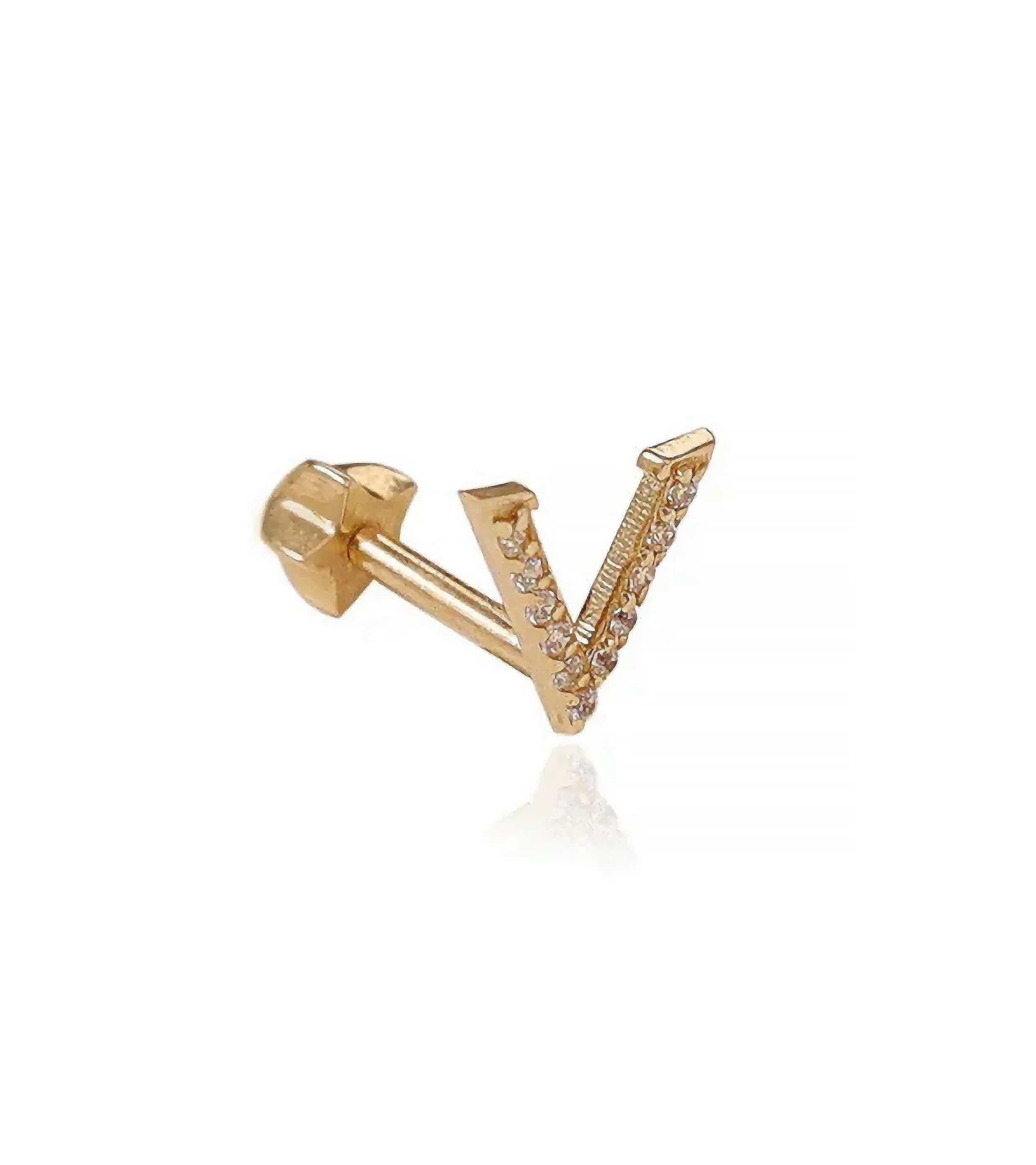 V Piercing (Tragus) görseli 1
