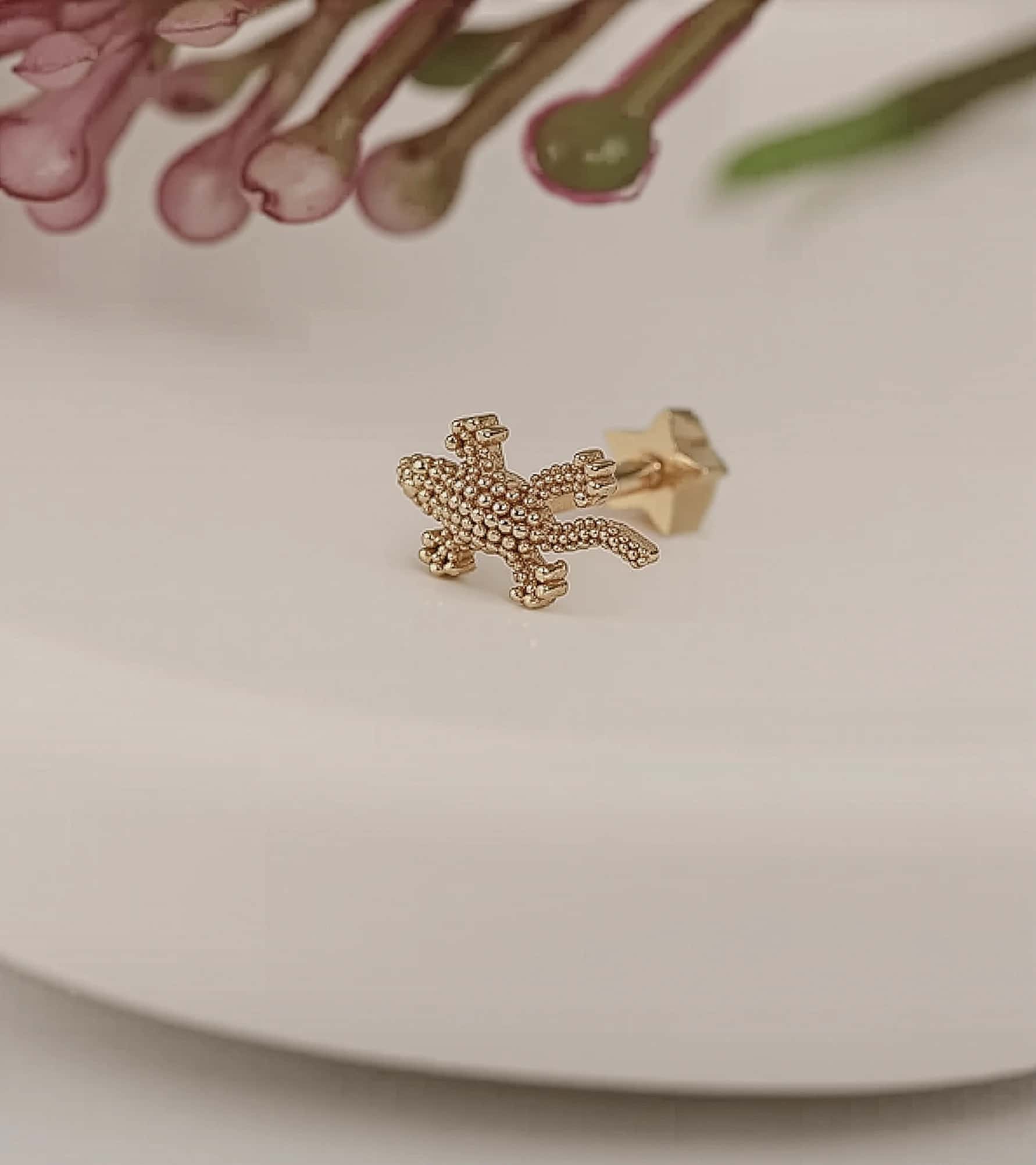 Lizzard Piercing (Tragus) görseli 2
