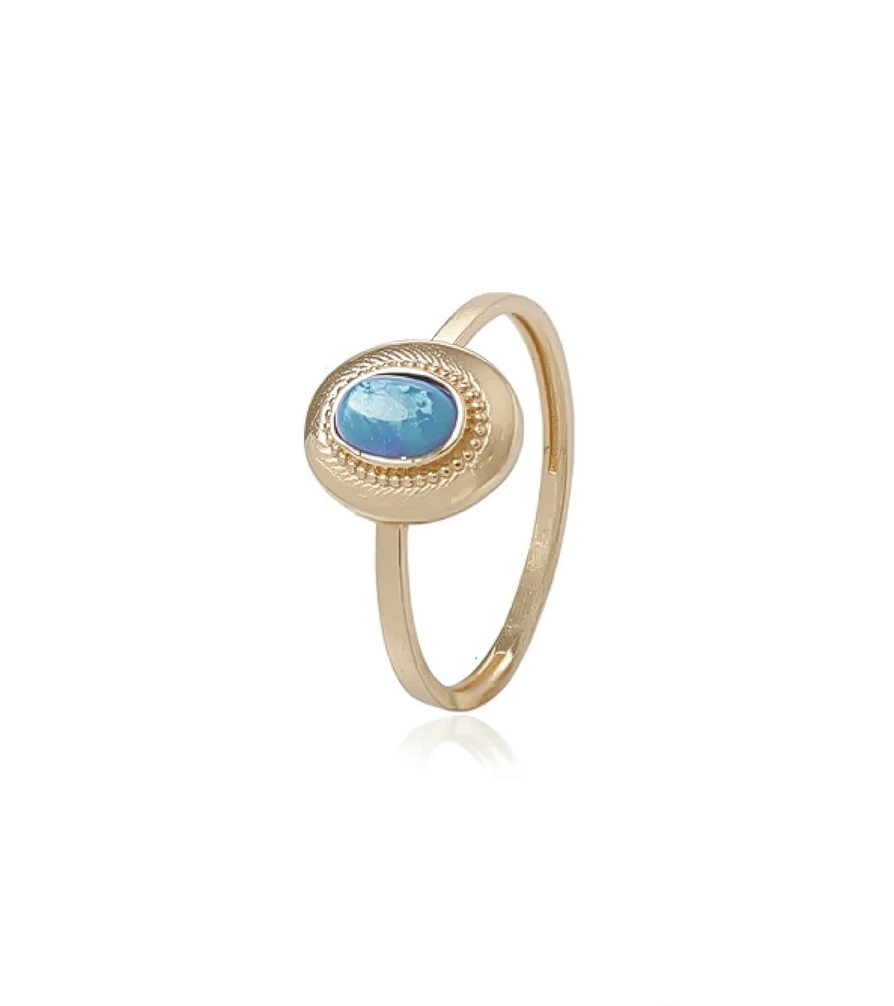 Aqua Vintage Yüzük görseli 1
