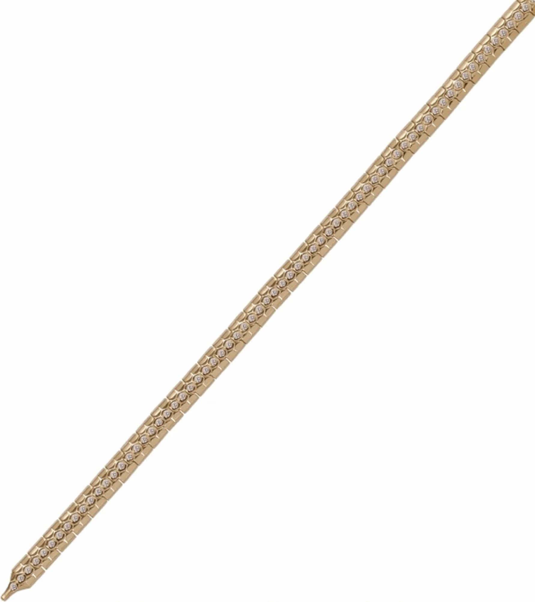 Taş Şeritli Snake Bileklik