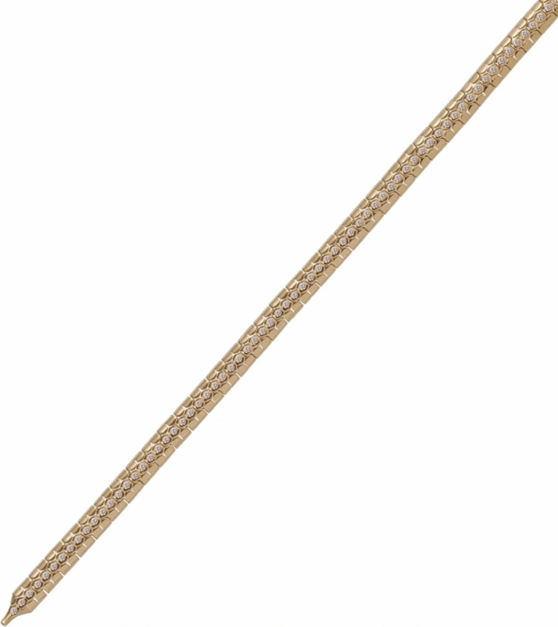 Taş Şeritli Snake Bileklik